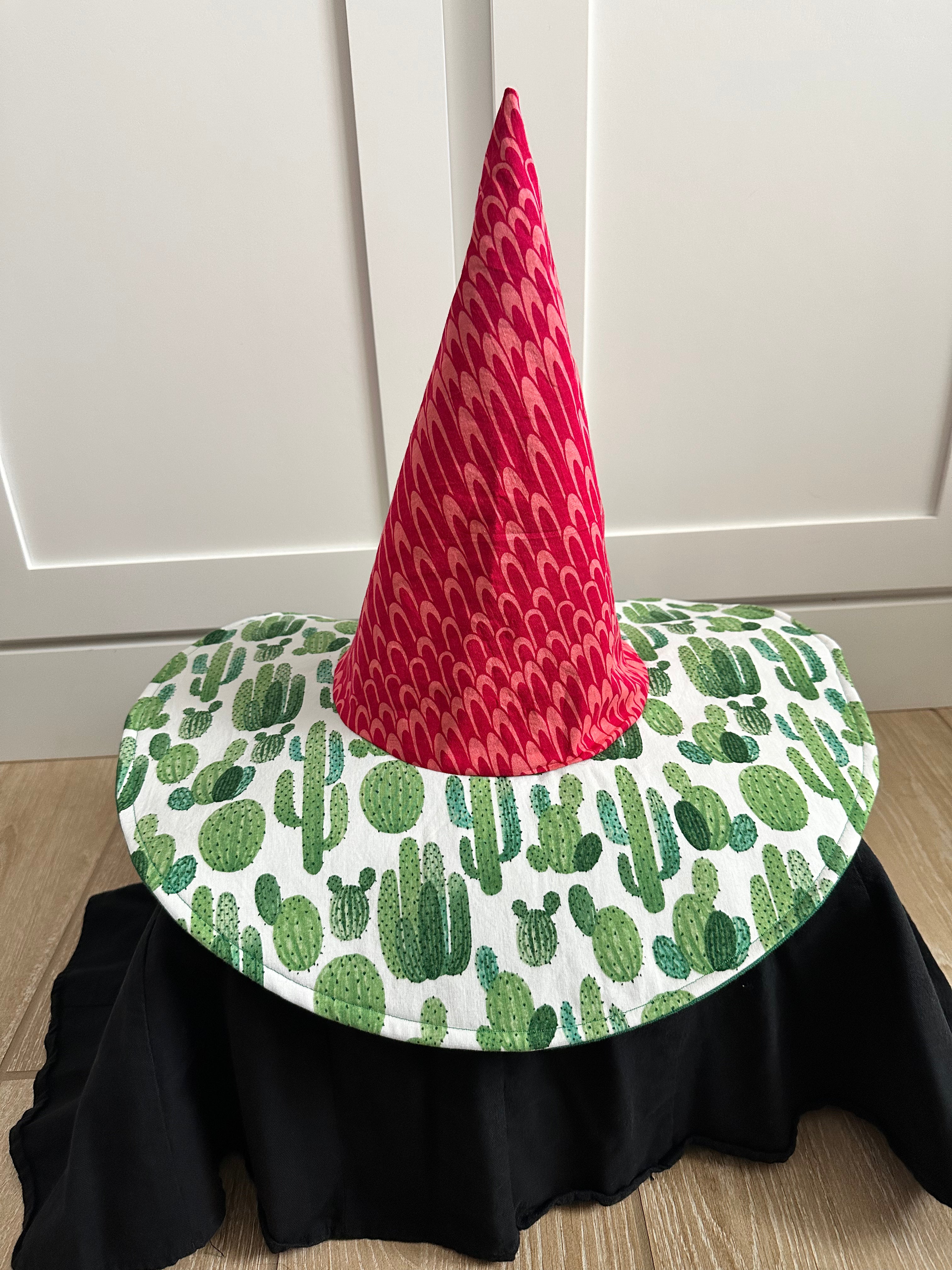 Cactus Prick or Treat | Reversible Witch Hat