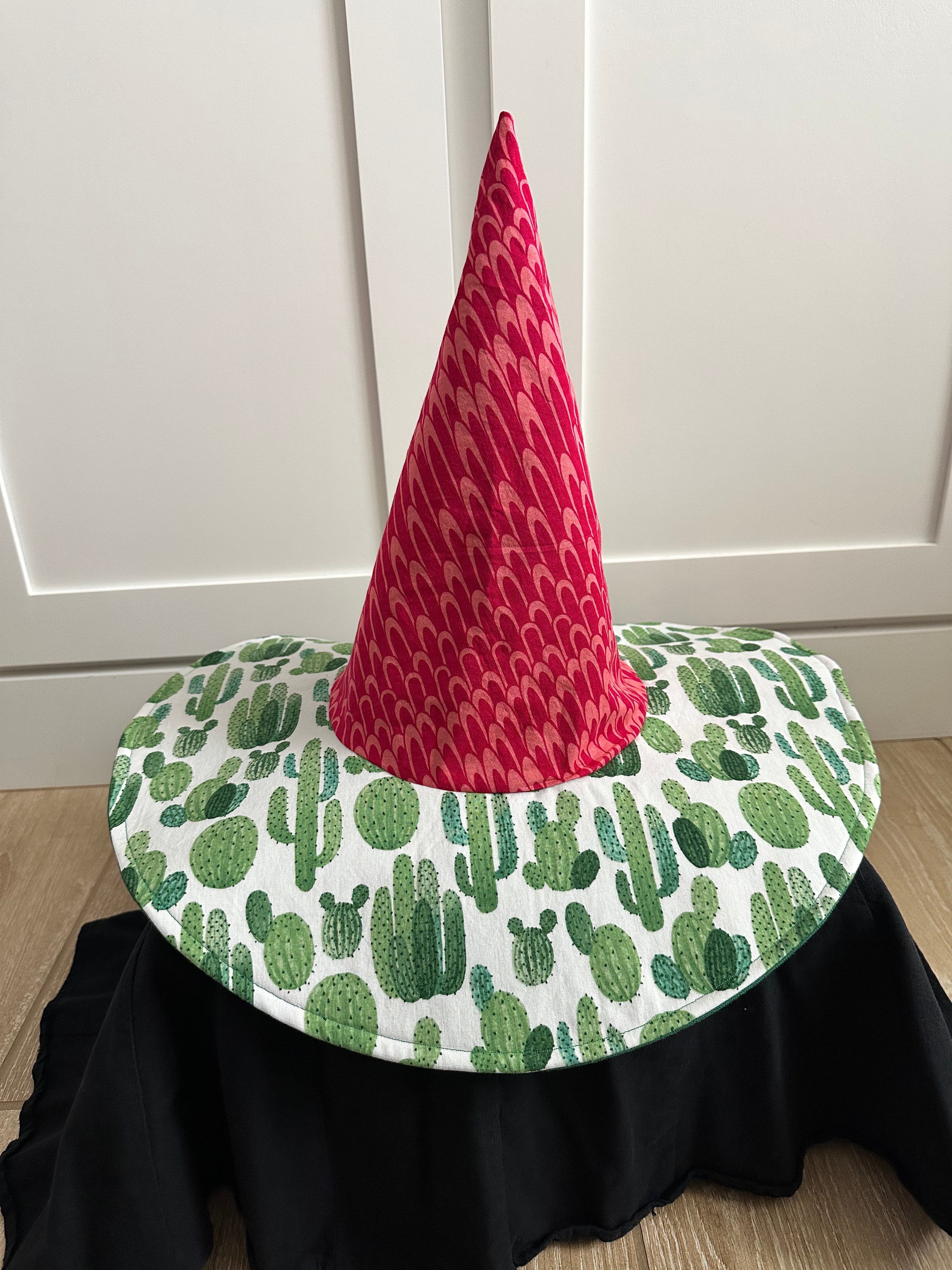 Cactus Prick or Treat | Reversible Witch Hat