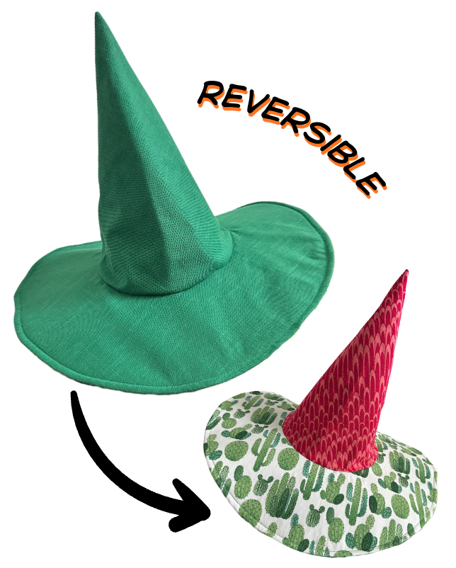 Cactus Prick or Treat | Reversible Witch Hat